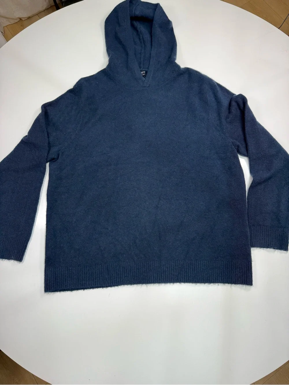 J. Crew Extra Soft Deep Navy V-Neck Pullover Sweater